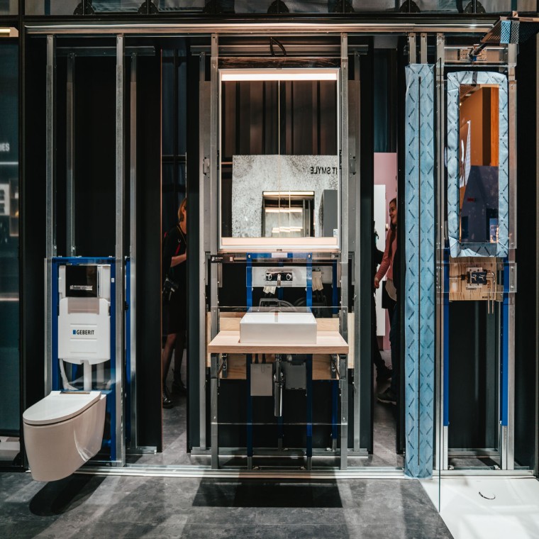 Geberit stand at ISH 2023 (© Geberit) Geberit stand at ISH 2023 (© Geberit)