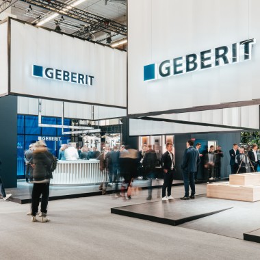 Geberit stand at ISH 2023 (© Geberit) Geberit stand at ISH 2023 (© Geberit)