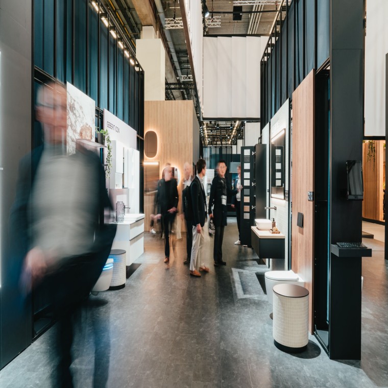 Geberit stand at ISH 2023 (© Geberit) Geberit stand at ISH 2023 (© Geberit)