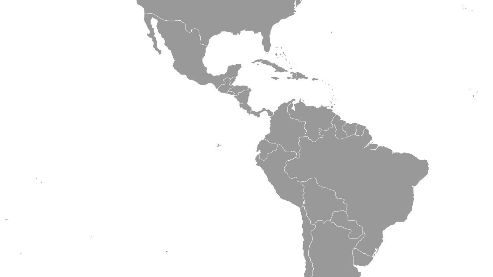 Map of Latin America