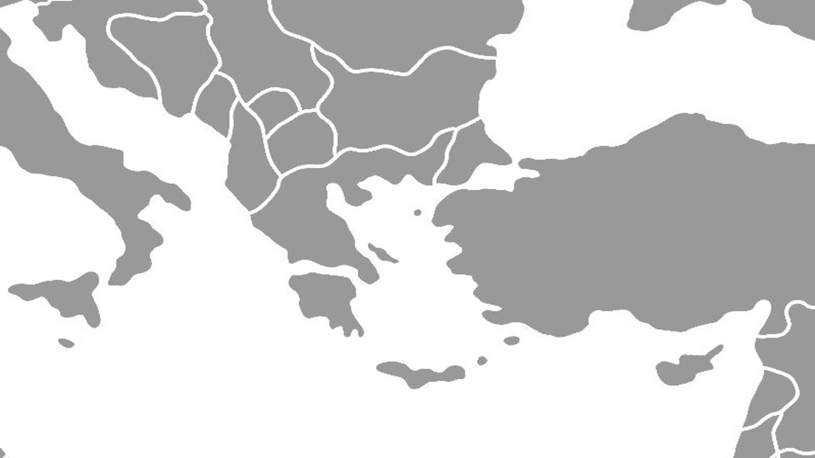 Map of South East Europe