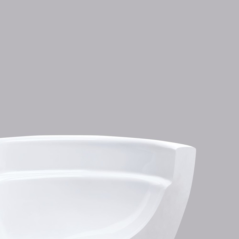 Rimfree WC without rim