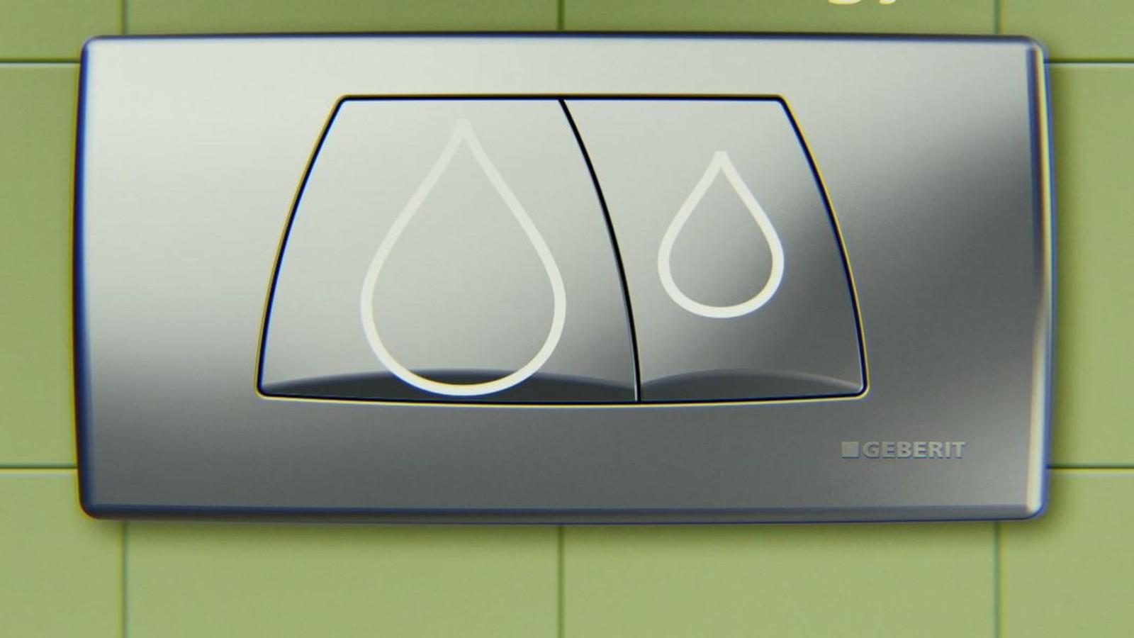 Geberit dual flush technology (@ Geberit) Geberit dual flush technology (@ Geberit)