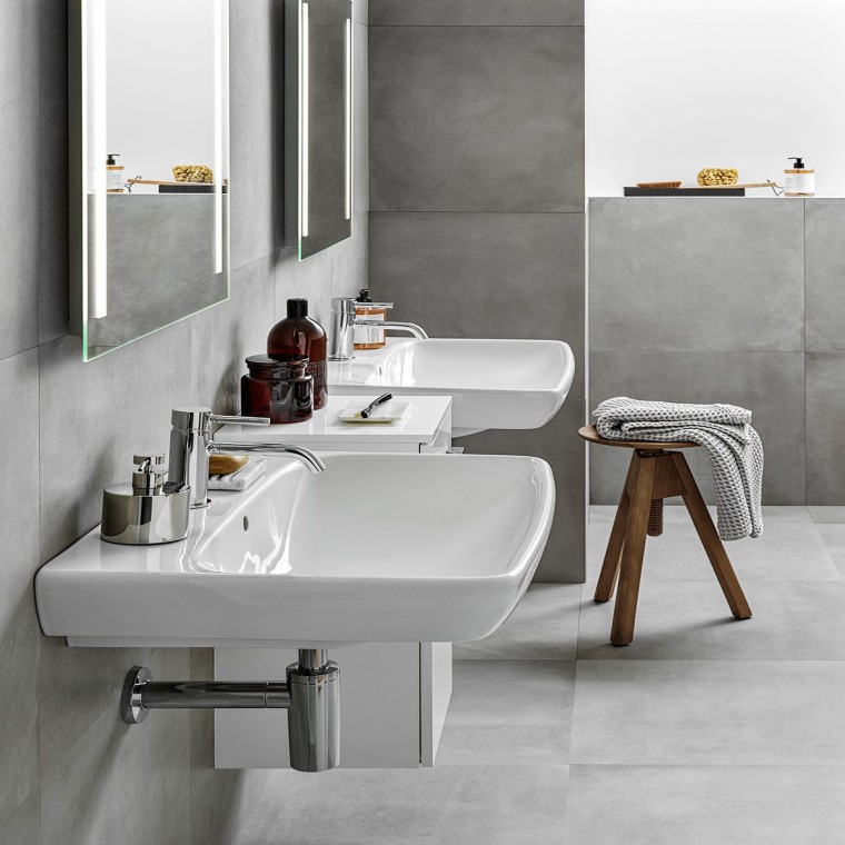 Geberit Selnova square washbasins Geberit Selnova square washbasins