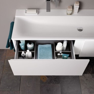 Washbasin Slim rim with washbasin cabinet