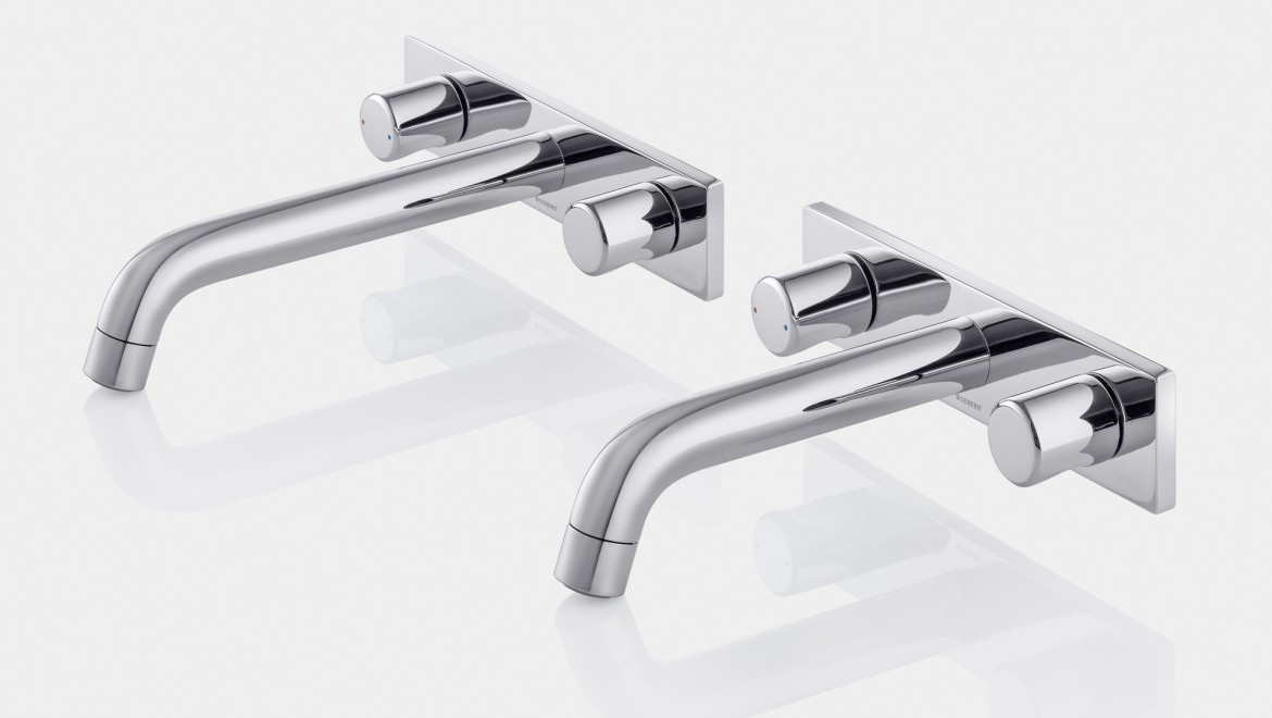 Geberit ONE washbasin taps, round (@Geberit)