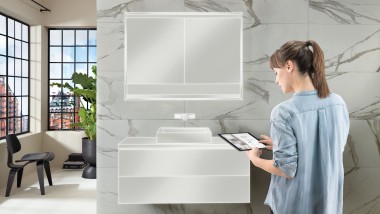 Illustration montrant le Configurateur Espace lavabo