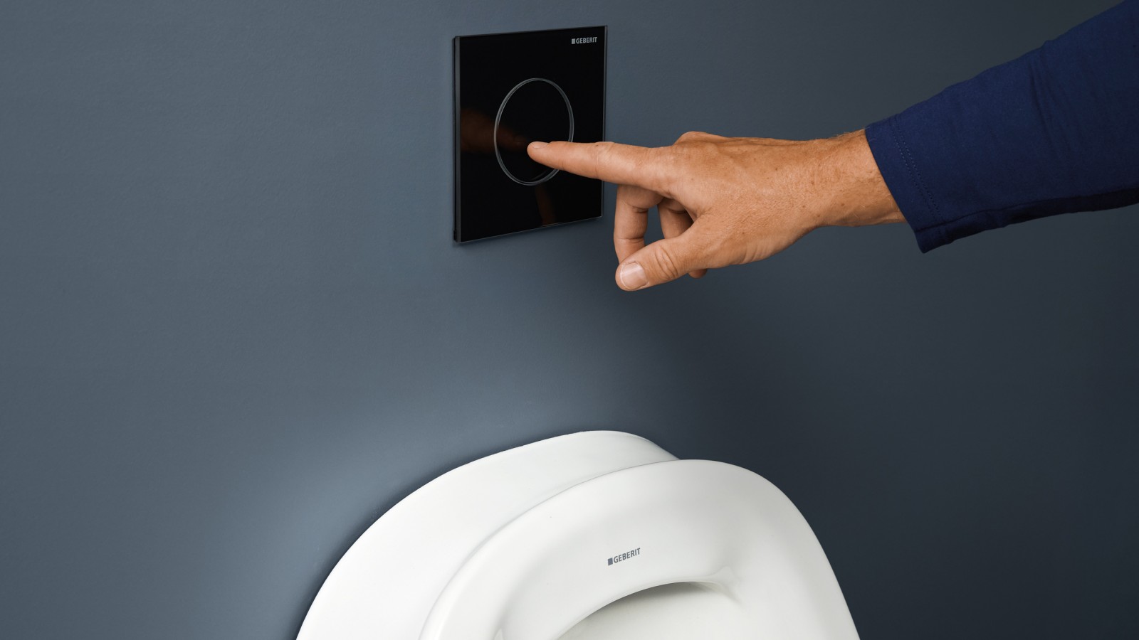 Commande d’urinoir Type 40 noir Commande d’urinoir Type 40 noir