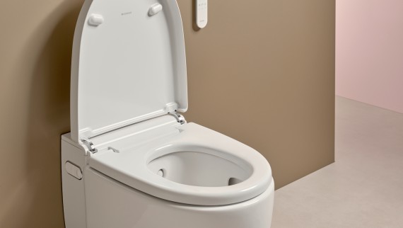 Geberit AquaClean Meraavec chauffage de lunette d’abattant Geberit AquaClean Meraavec chauffage de lunette d’abattant