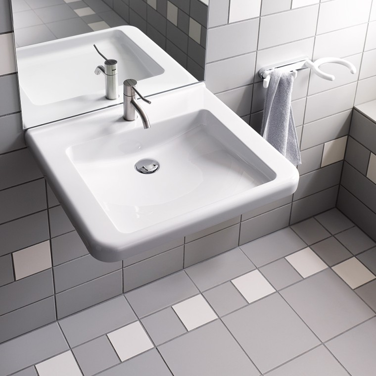 Geberit Renova Comfort washbasin barrierfree Geberit Renova Comfort washbasin barrierfree
