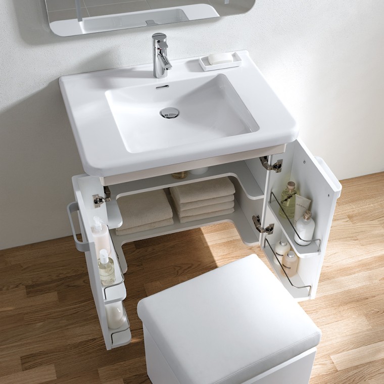 Geberit Renova Comfort washbasin with storagespace Geberit Renova Comfort washbasin with storagespace