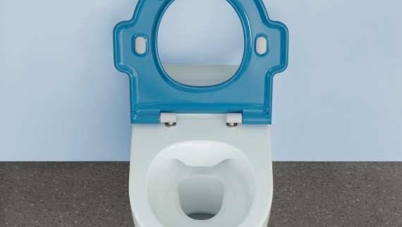 WC Geberit Bambini WC au sol avec Rimfree®.
