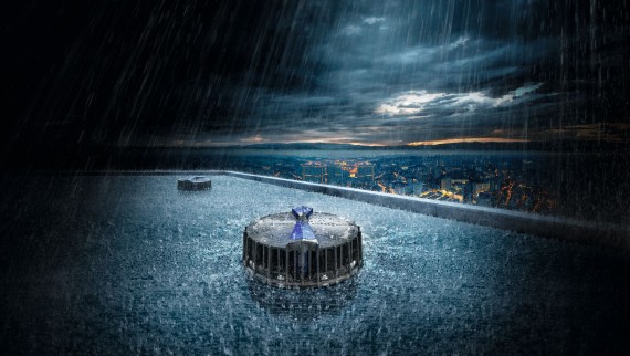 Geberit PE piping systems for roof drainage