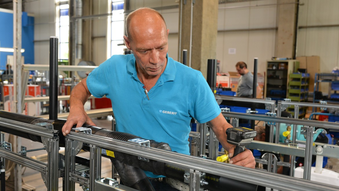 Geberit HDPE polyethylene discharge pipes | Geberit