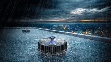 Geberit Pluvia : évacuation des eaux de toiture par dépression