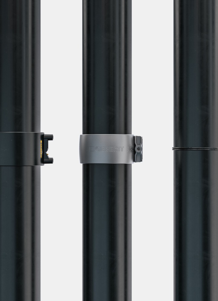 Le système Geberit Silent-db20 peut être installé avec différentes techniques d’assemblage Le système Geberit Silent-db20 peut être installé avec différentes techniques d’assemblage