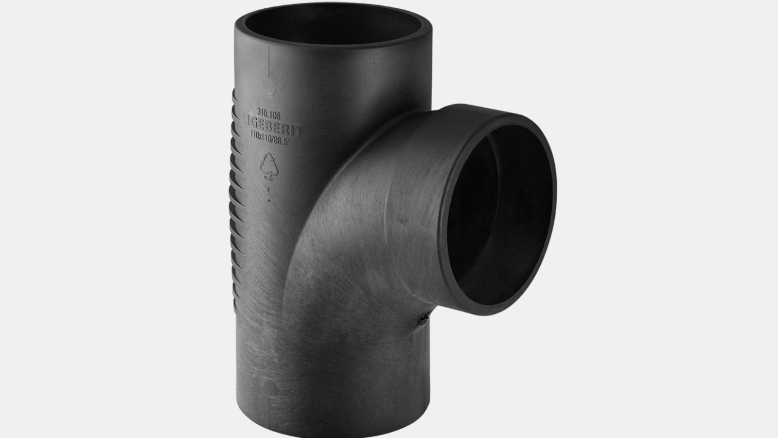 Embranchement 88,5° avec départ coudé Geberit Silent-db20 Embranchement 88,5° avec départ coudé Geberit Silent-db20