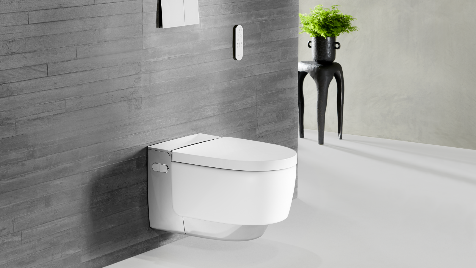 Geberit AquaClean Mera chromé avec télécommande Sigma70 Geberit AquaClean Mera chromé avec télécommande Sigma70