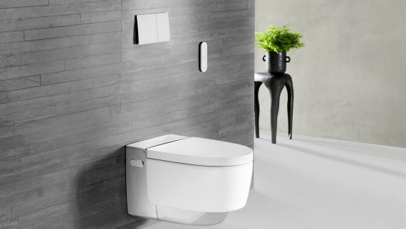 Geberit AquaClean Mera chromé avec télécommande Sigma70