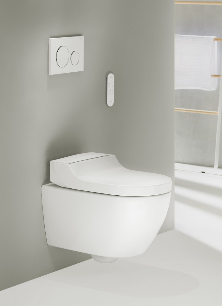Geberit Tuma shower toilet enhancement solution Geberit Tuma shower toilet enhancement solution