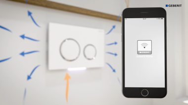 Commande de Geberit DuoFresh via l’application