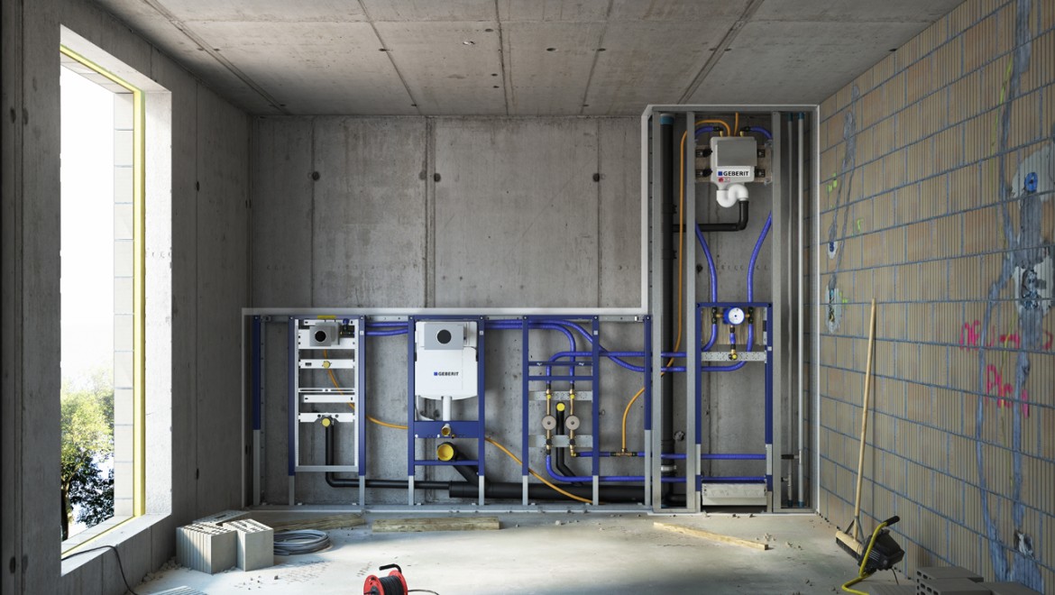 Geberit Duofix prewall installation system | Geberit