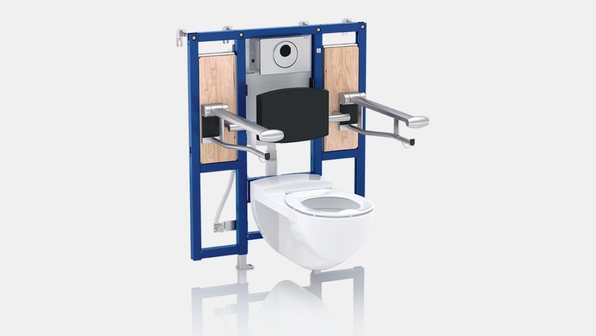 Geberit Duofix barrier-free installation element for wall-hung WCs