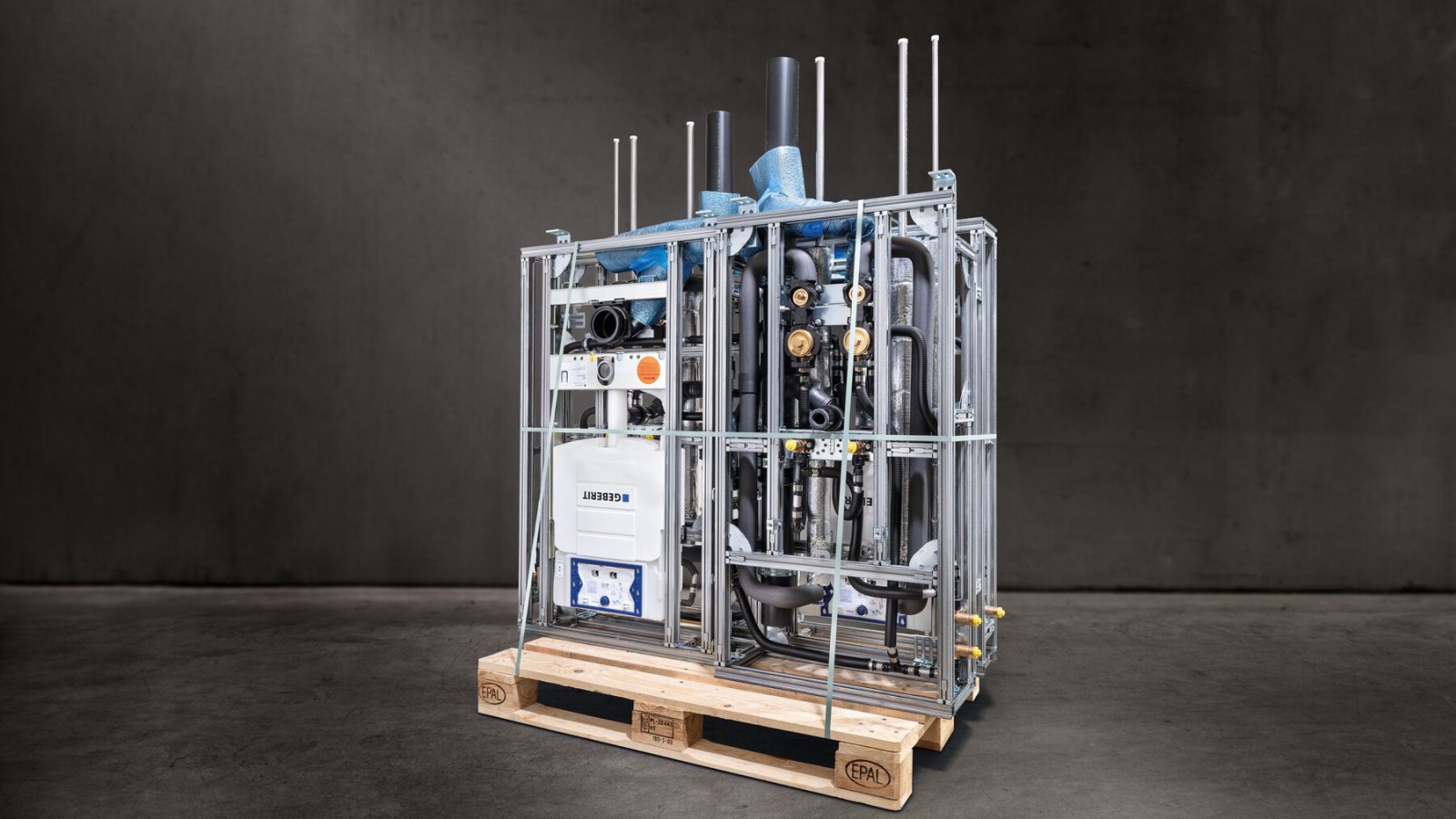 Système d’installation Geberit GIS préfabriqué Système d’installation Geberit GIS préfabriqué