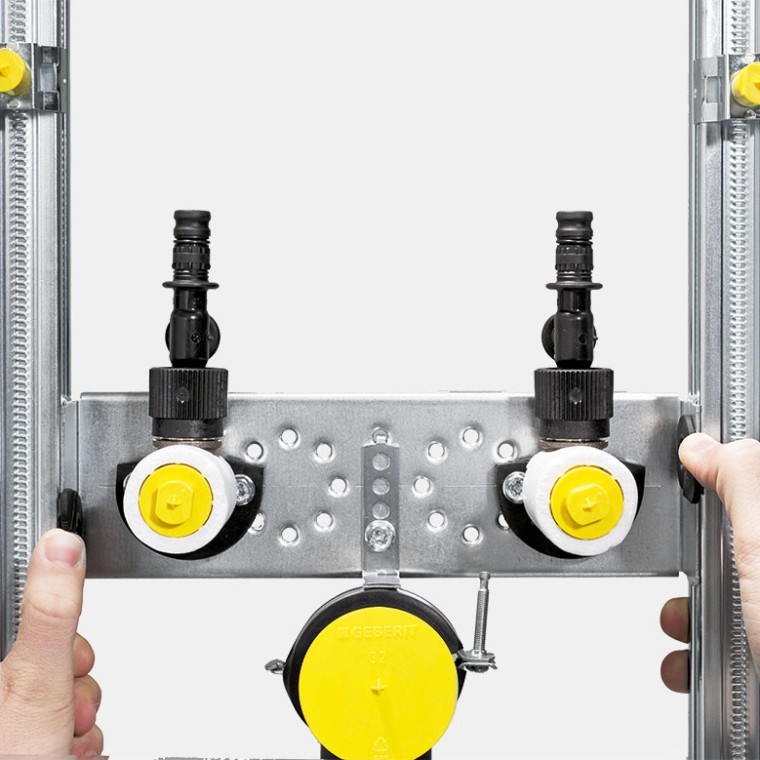 Verrouillage de Geberit GIS sans outils Verrouillage de Geberit GIS sans outils