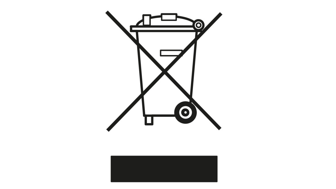 Symbol "Disposal of waste electrical and electronic equipment"