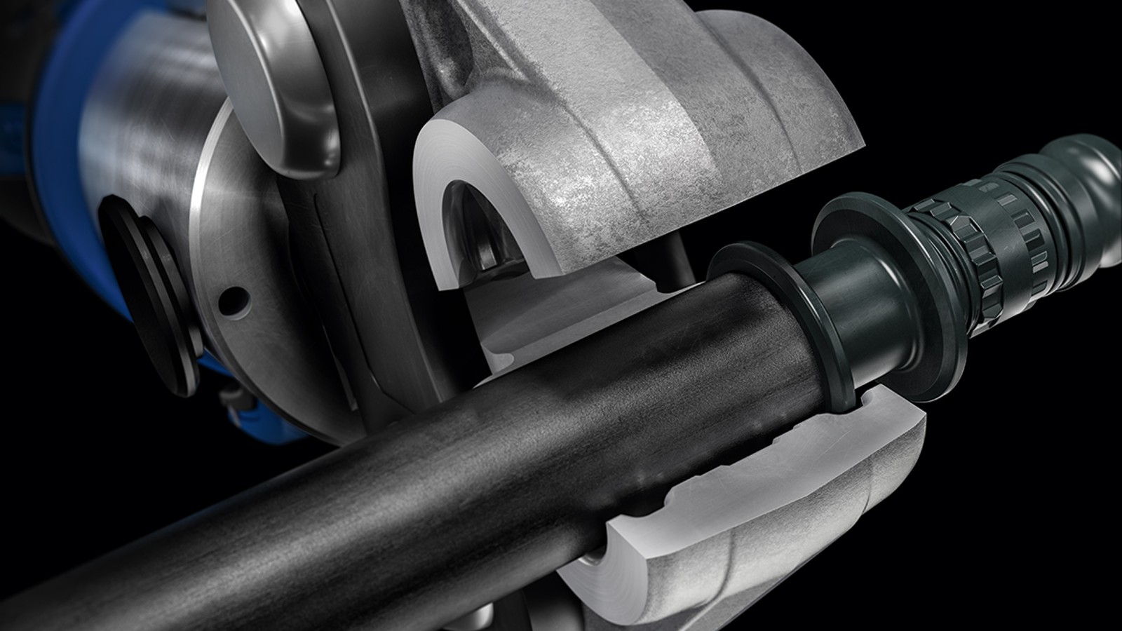 Mâchoire avec conduite Mepla Mâchoire avec conduite Mepla