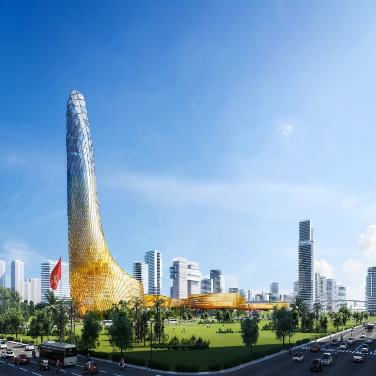 Dragon Tower, Hanoï (©Dewan Architects + Engineers) Dragon Tower, Hanoï (©Dewan Architects + Engineers)