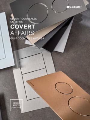 Covert affairs. Geberit concealed cisterns (Gulf region) Covert affairs. Geberit concealed cisterns (Gulf region)
