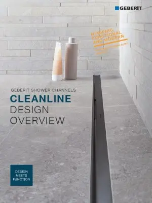 Geberit Shower Channels CleanLine design overview Geberit Shower Channels CleanLine design overview