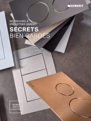 Reservoires à encaster Geberit - secrets bien gardés Reservoires à encaster Geberit - secrets bien gardés