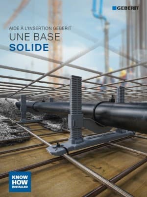 Un base solide - aide à l'insertion Geberit Un base solide - aide à l'insertion Geberit