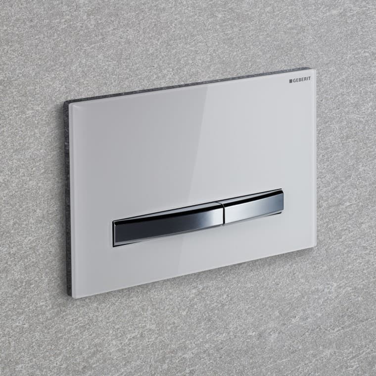 Plaque de déclenchement blanche Geberit Sigma50 Plaque de déclenchement blanche Geberit Sigma50