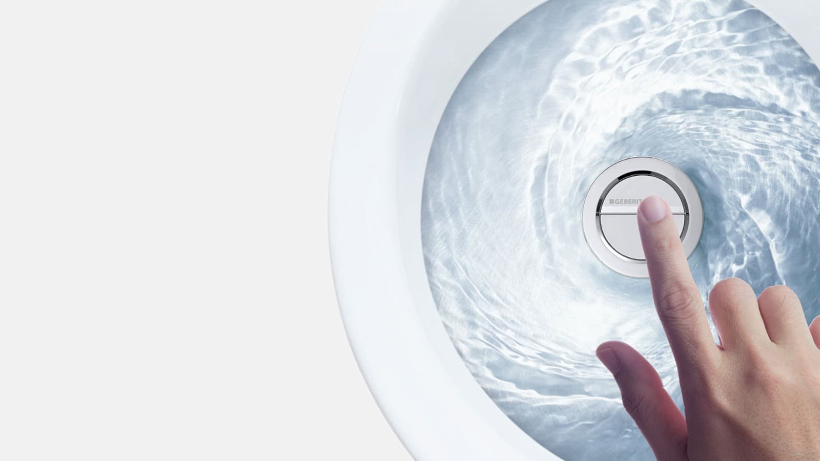 Technologie de rinçage Geberit avec mécanisme de chasse et robinet flotteur Technologie de rinçage Geberit avec mécanisme de chasse et robinet flotteur