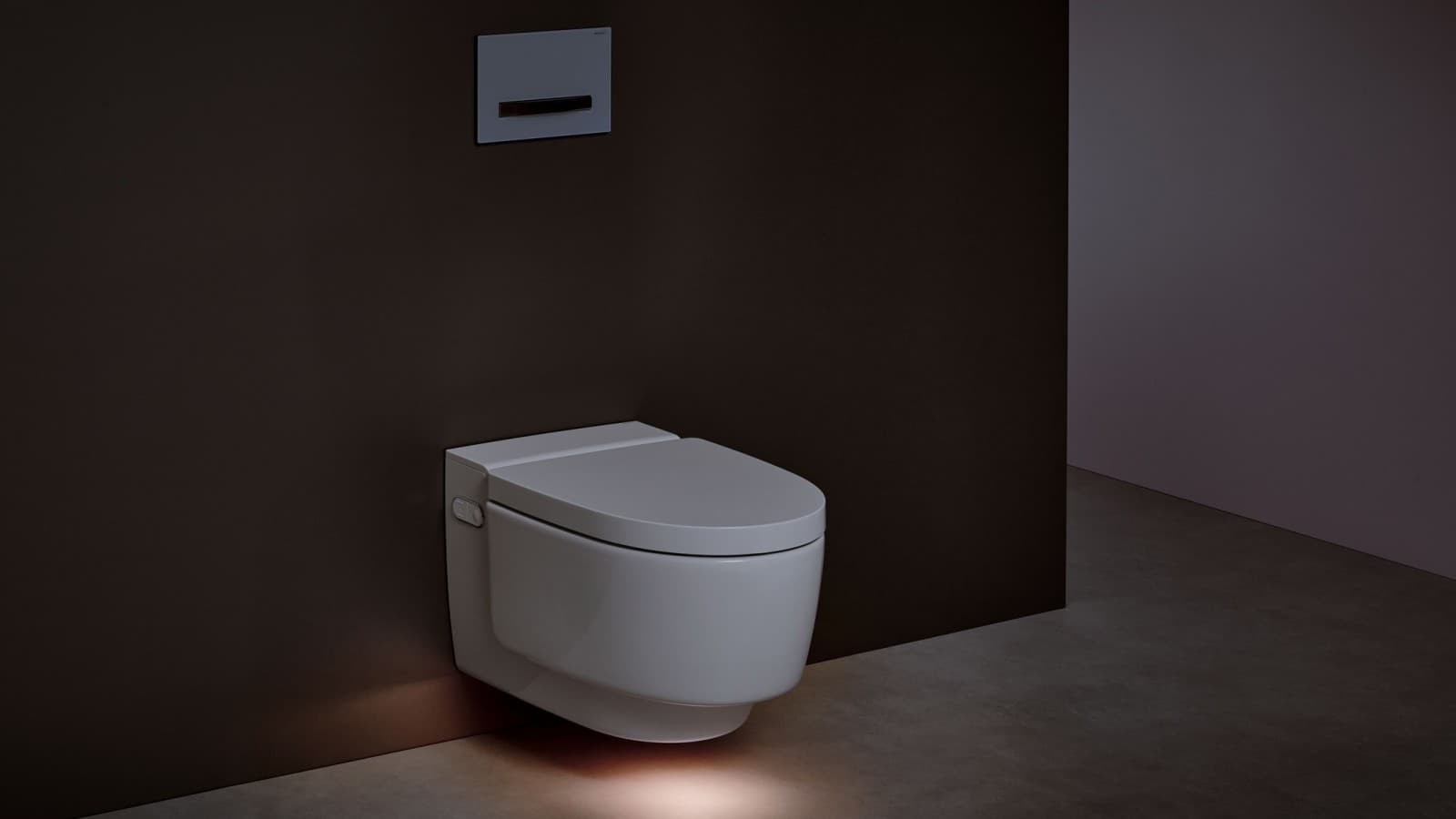 Geberit Mera Comfort avec éclairage d’orientation Geberit Mera Comfort avec éclairage d’orientation