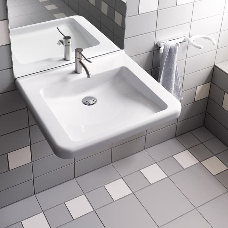 Geberit Renova Comfort washbasin barrierfree Geberit Renova Comfort washbasin barrierfree