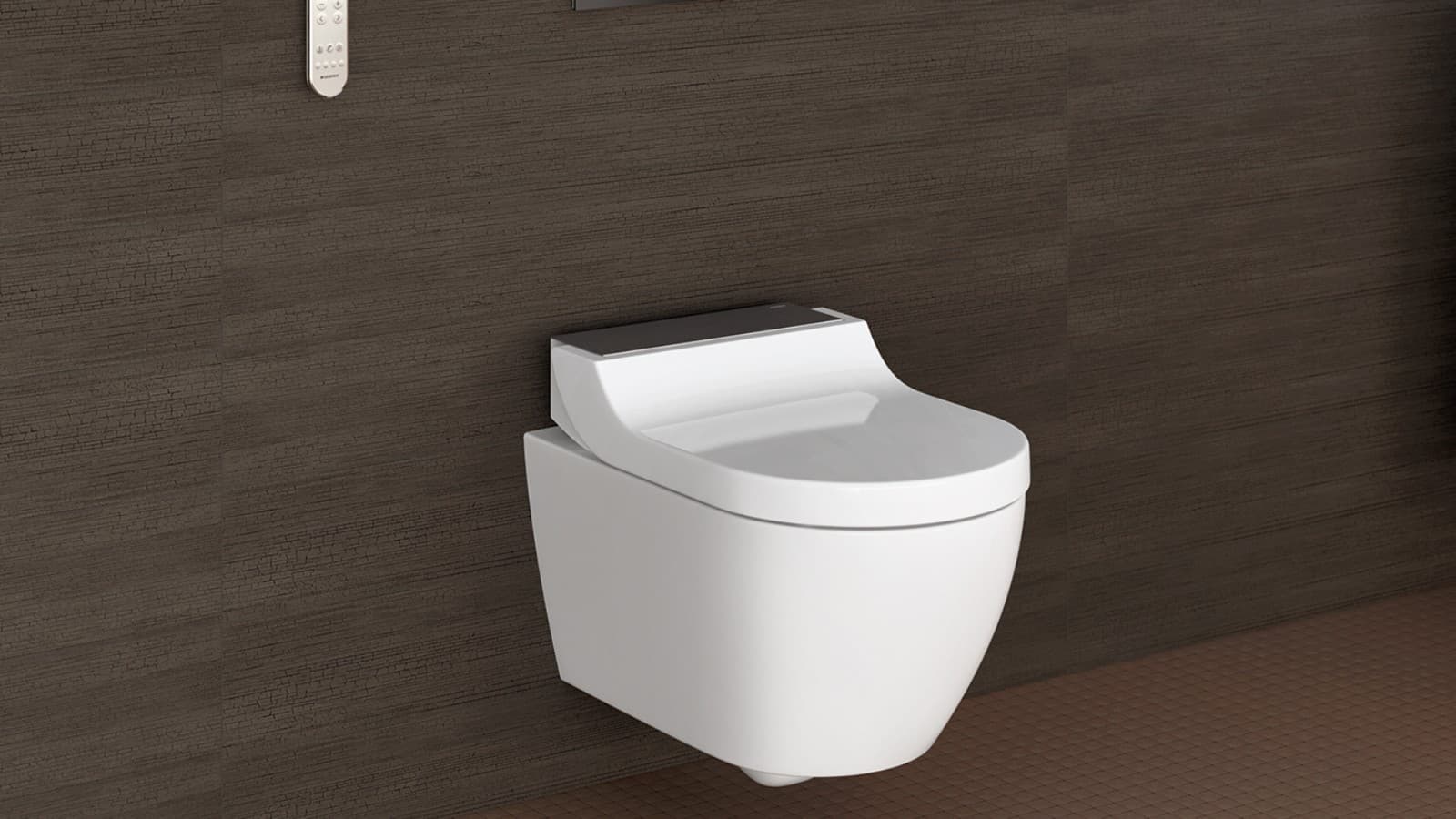 WC lavant Geberit AquaClean Tuma Comfort avec chauffage de lunette d’abattant WC lavant Geberit AquaClean Tuma Comfort avec chauffage de lunette d’abattant