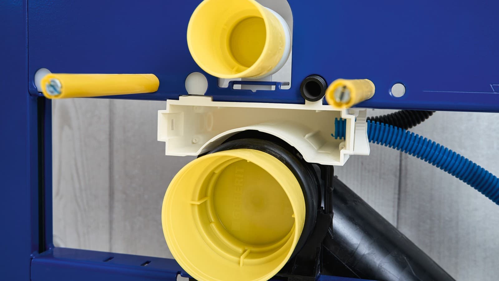 Geberit Duofix avec boîtier de raccordement électrique et de communication de Geberit Geberit Duofix avec boîtier de raccordement électrique et de communication de Geberit