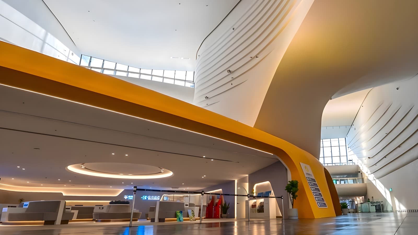 Distinct areas for cruise and ferry functions ensure efficient operations Distinct areas for cruise and ferry functions ensure efficient operations