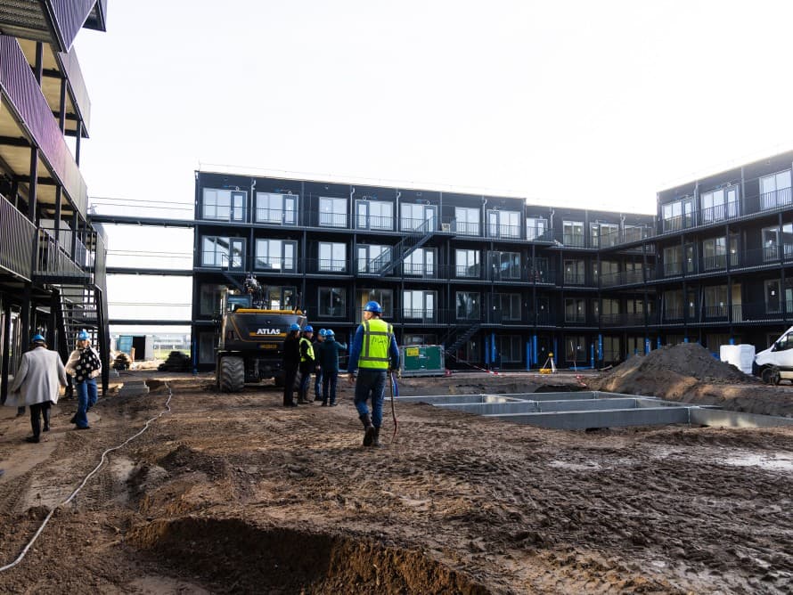 Qu’ils aient 2, 8 ou 18 étages, les bâtiments et modules de Moos sont conçus pour être réutilisables pendant longtemps (© Fotostudio Gerard-Jan Vlekke/Fotovak BV) Qu’ils aient 2, 8 ou 18 étages, les bâtiments et modules de Moos sont conçus pour être réutilisables pendant longtemps (© Fotostudio Gerard-Jan Vlekke/Fotovak BV)