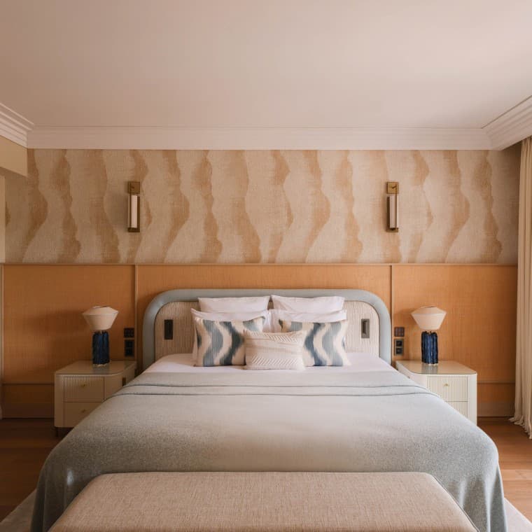 Vue sur l’une des chambres (© Marion Butet Studio) Vue sur l’une des chambres (© Marion Butet Studio)