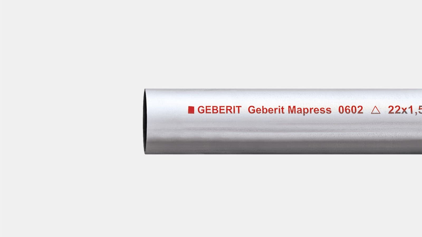 Tube Geberit Mapress acier carbone, extérieur galvanisé Tube Geberit Mapress acier carbone, extérieur galvanisé